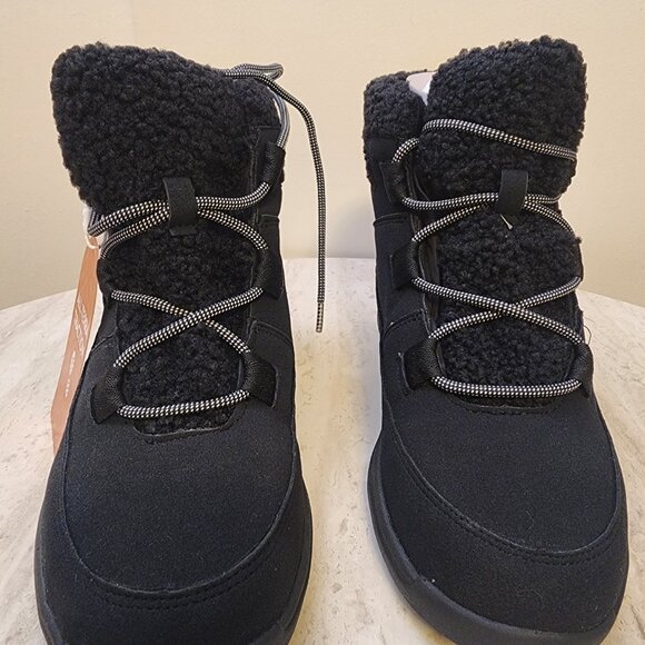 JBU Womens Freeze Round Toe B Black 8M- A025 - Picture 2 of 12